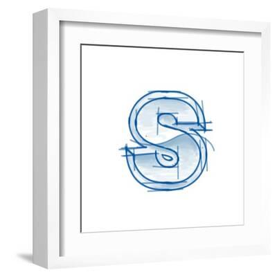 Premium Photo | Illustration sketch of the letter s on a white background